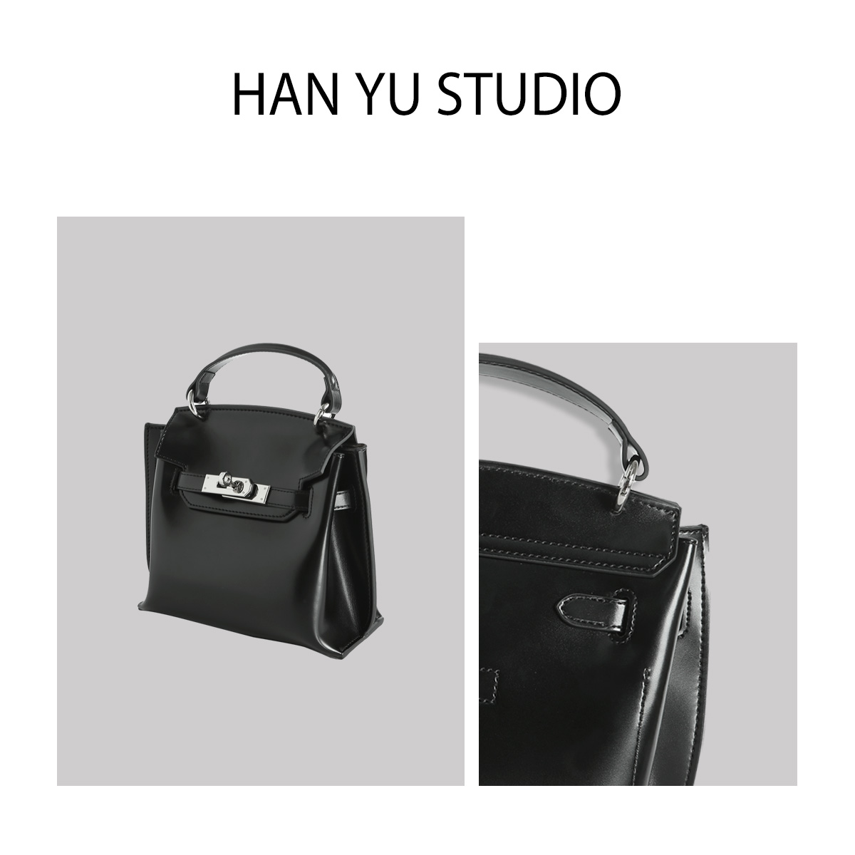 HAN YU 自留推荐凯莉包单肩斜挎包 2310A1646