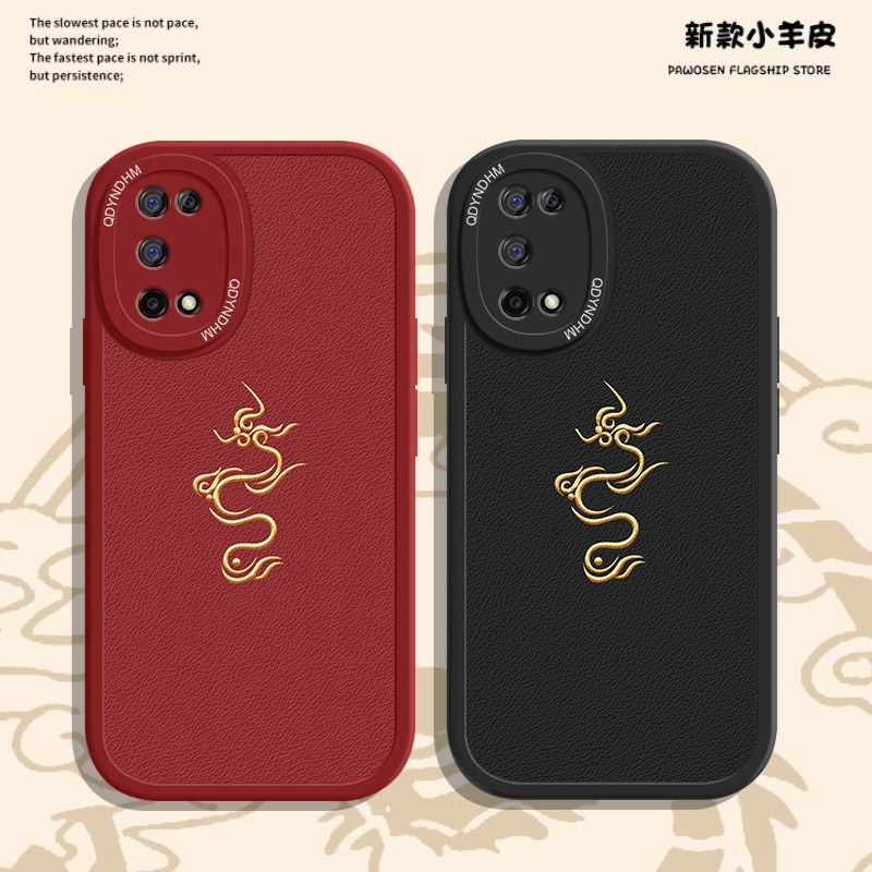 小羊皮金祥飞龙oppok7x手机壳PERM00新款高级网红全包耐脏保护套