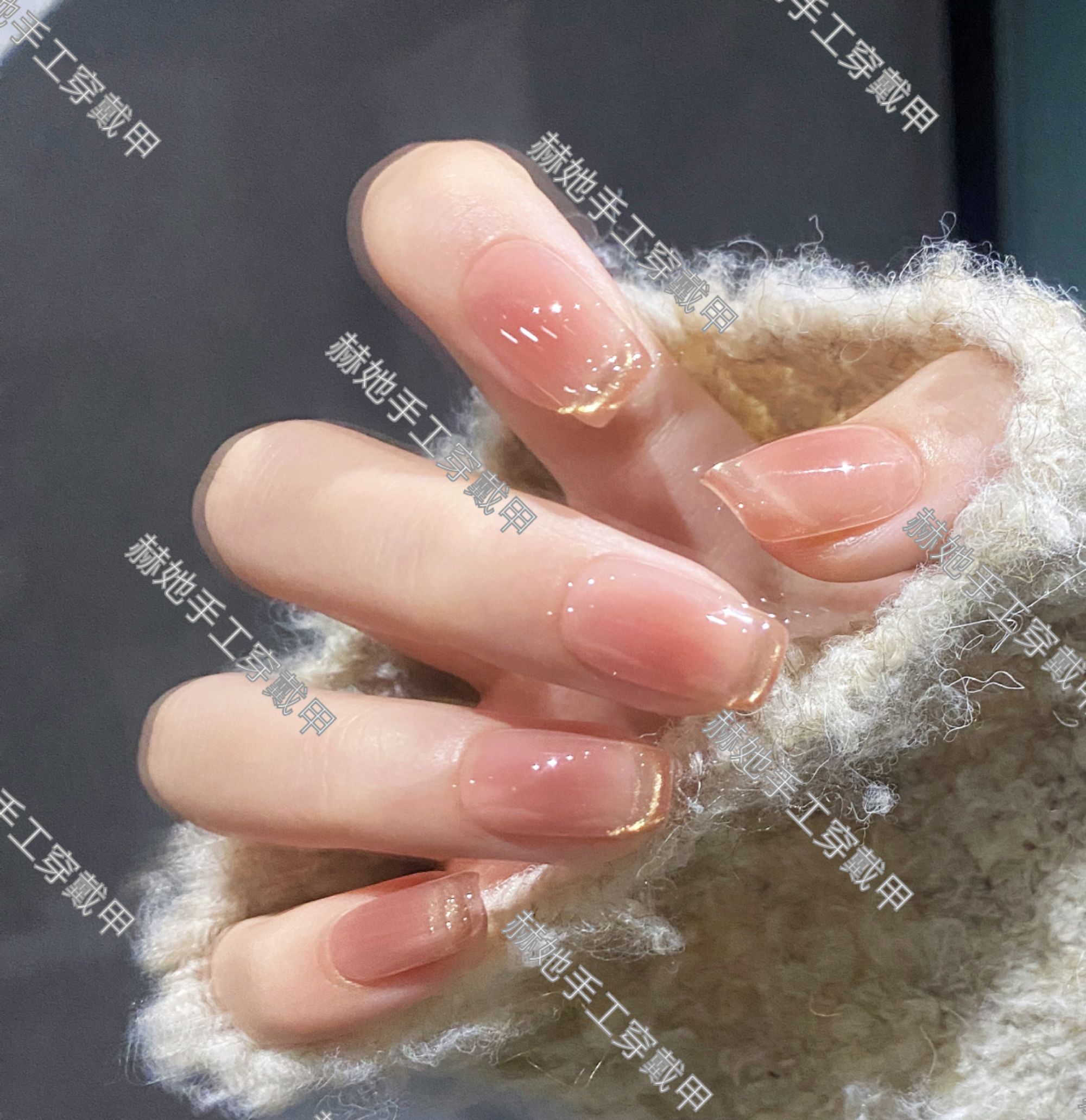 【梦幻少女】秋冬新款气质千金感美甲纯欲猫眼显白纯手工穿戴甲