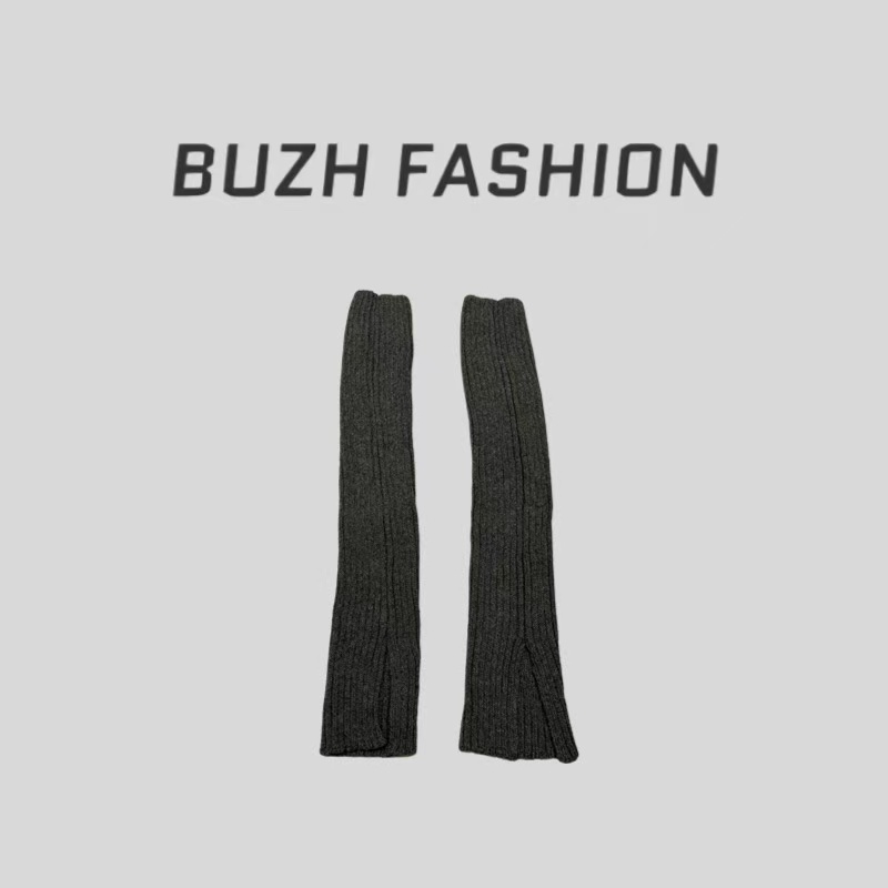 BUZH秋冬新款时尚穿搭必备百搭侧边开叉的袜套