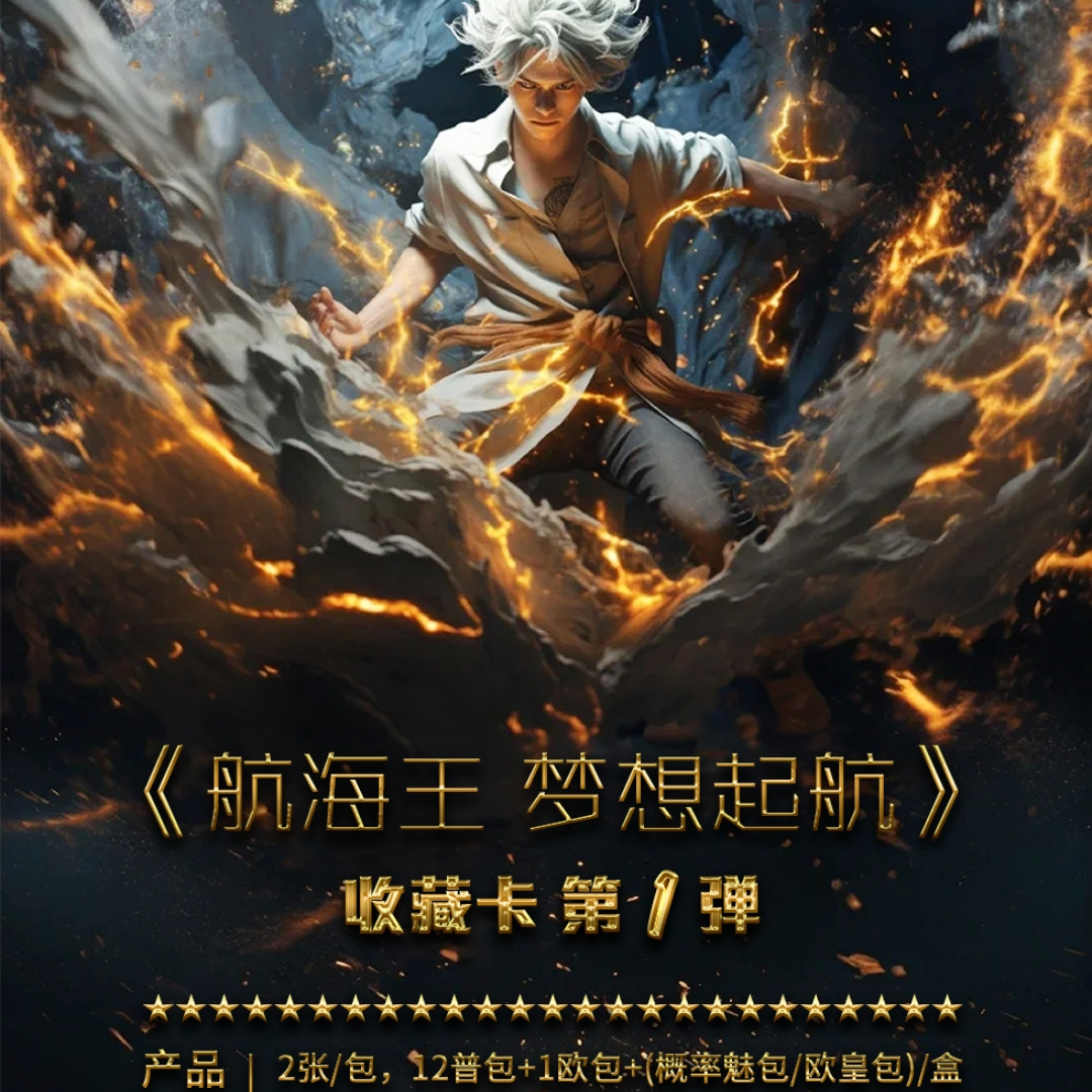 【欧气】【拆盒】柒羽社  航海王第一弹  收藏卡牌盲盒（代拆）