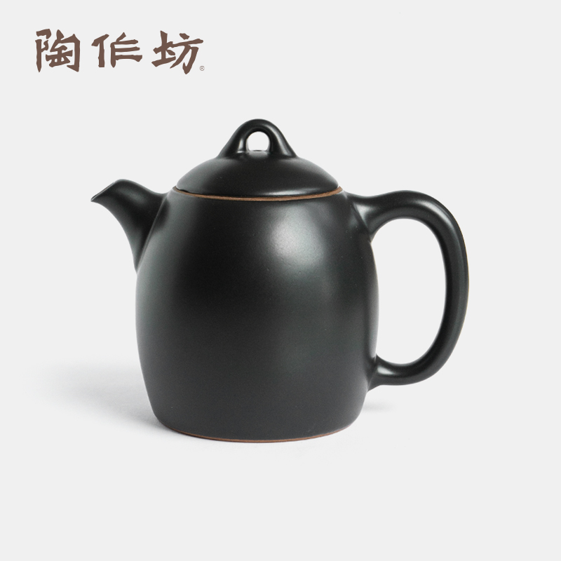 陶作坊台湾陶瓷小容量秦权壶茶壶泡茶壶单壶办公家用功夫茶具中式