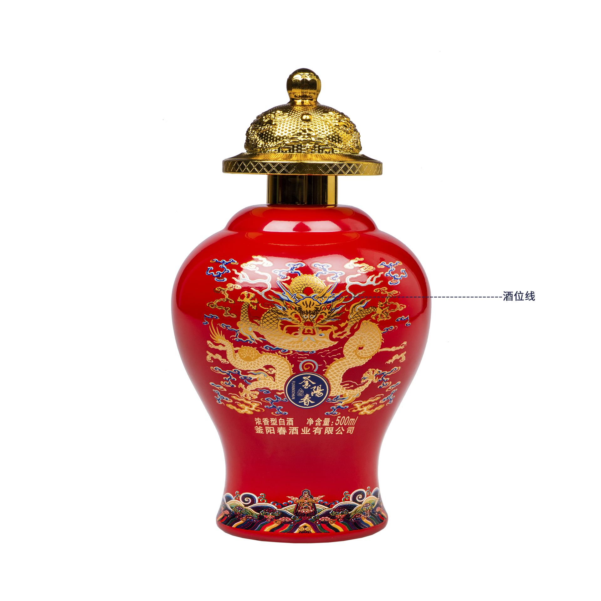 釜阳春酒红龙坛(500ml、1500ml)