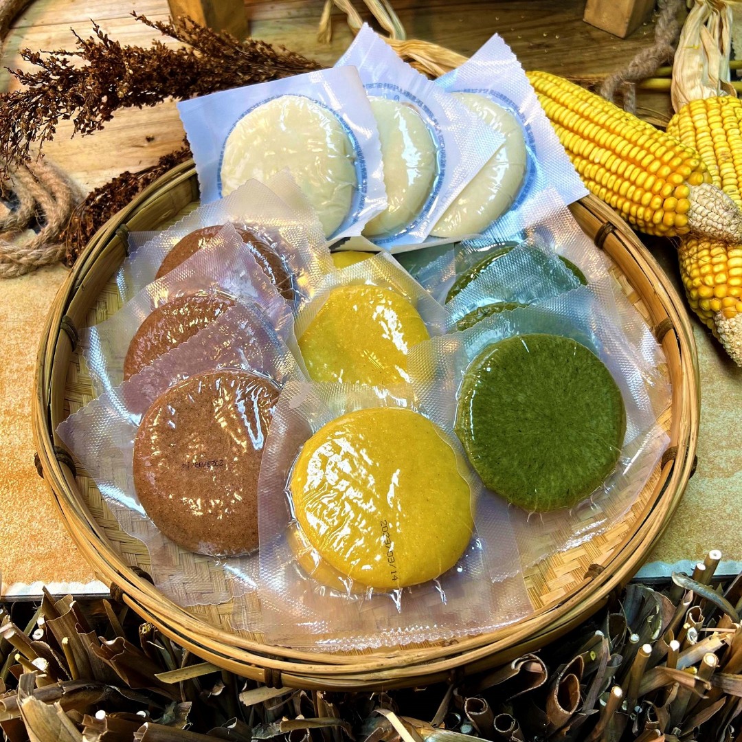 湖南湘西特产五谷糍粑玉米高粱蒿草糯米中式糕点杂粮年糕纯手工