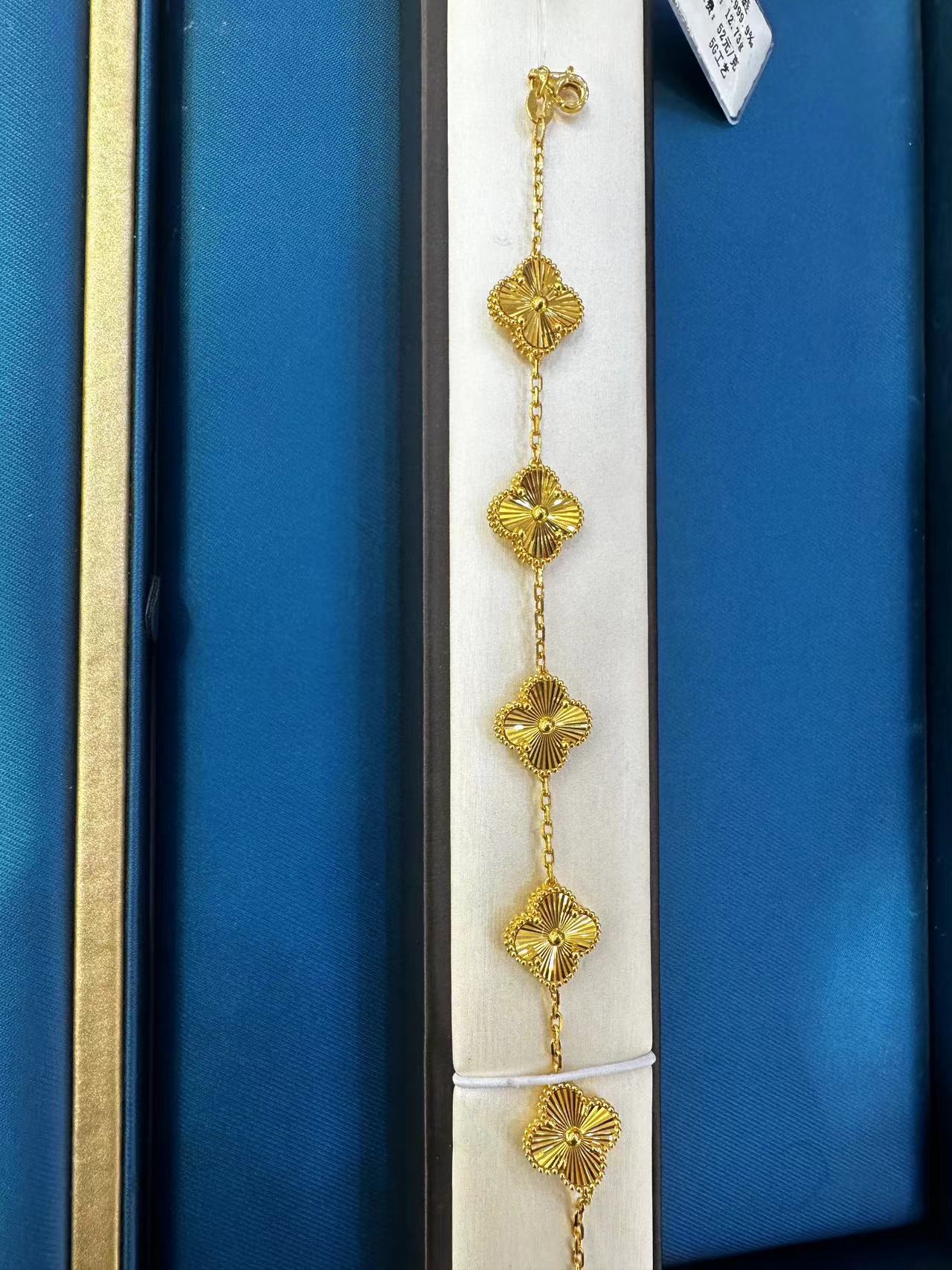 黄金古法足金手链