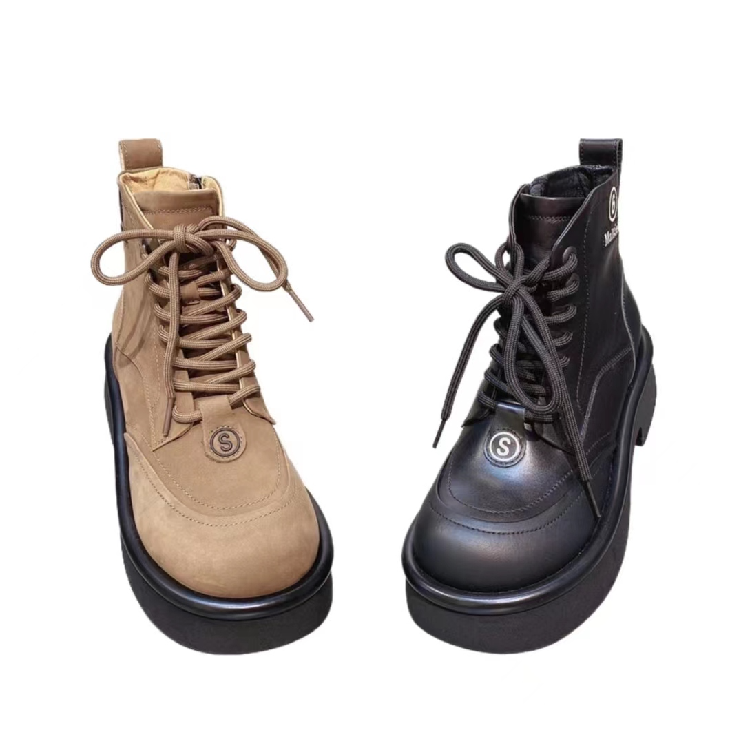 7108-32樱 时尚复古马丁靴女鞋