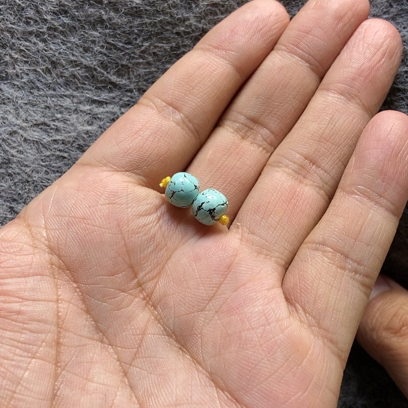 【闪购商品】绿松石配件未镶嵌小**学