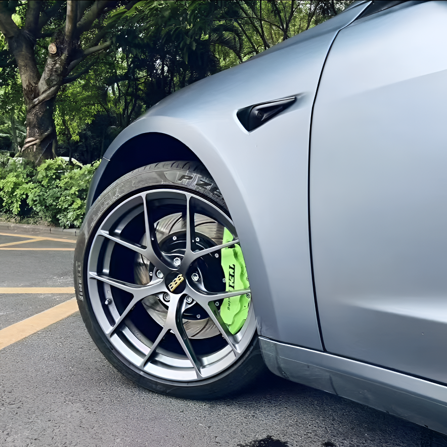 特斯拉专用 锻造铝合金轮毂 汽车改装新能源汽车轮毂 旋压锻造