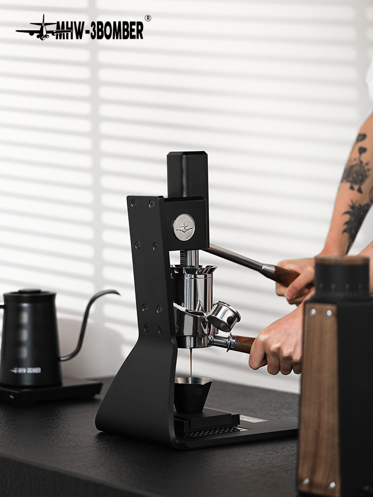 MHW-3BOMBER/轰炸机音速S7意式浓缩手动变压拉杆式手压咖啡机58mm