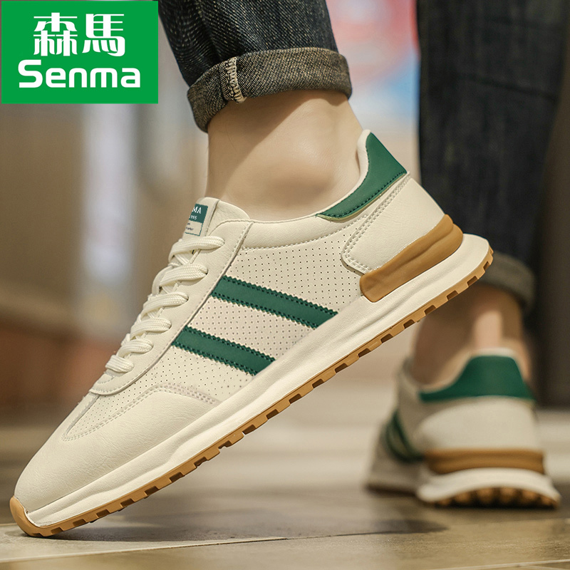 SENMA/森马男鞋透气板鞋时尚休闲鞋男款阿甘鞋秋季运动跑步鞋子男商品图