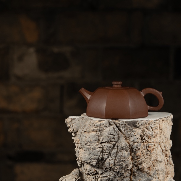 唐彬杰 94年超薄胎八方井栏 440cc 重140g紫砂壶全手工井栏壶精美