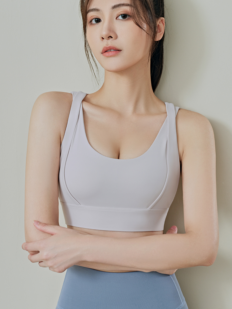 运动内衣女防震防下垂高强度跑步健身美背背心外穿文胸瑜伽服上衣