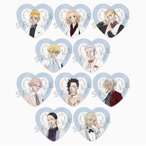 【日谷】东京复仇者 西装燕尾服吧唧徽章/烫金相卡卡片 