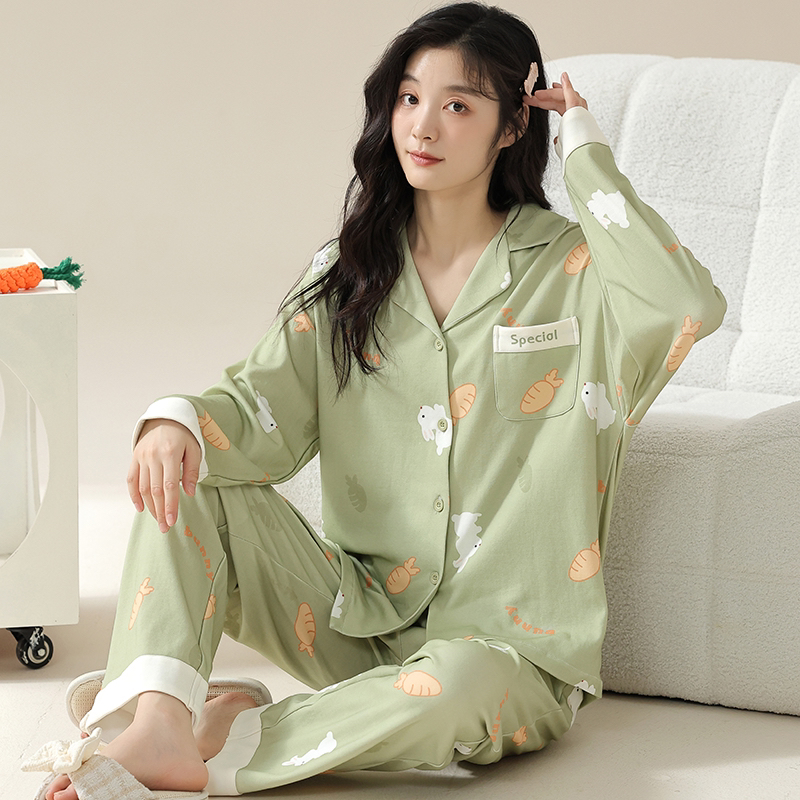 【大迎睡衣】301-400长袖开衫套装睡衣 