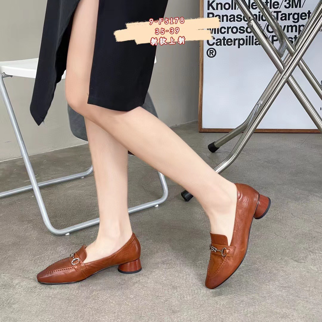 95178广州新款高品质百搭休闲头层牛皮羊皮单鞋96138 97116楼上