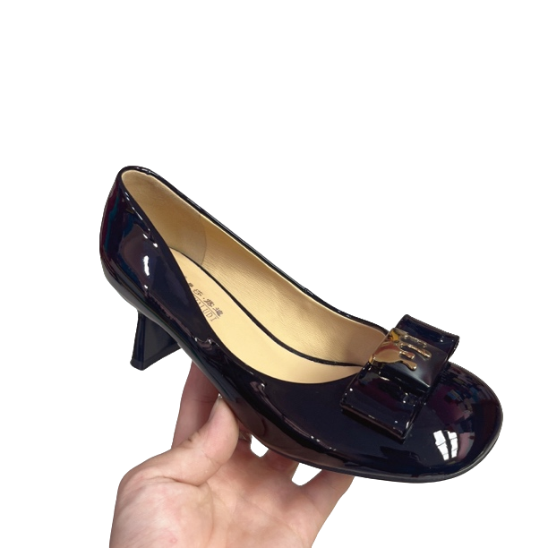 1522211头层牛皮浅口单鞋