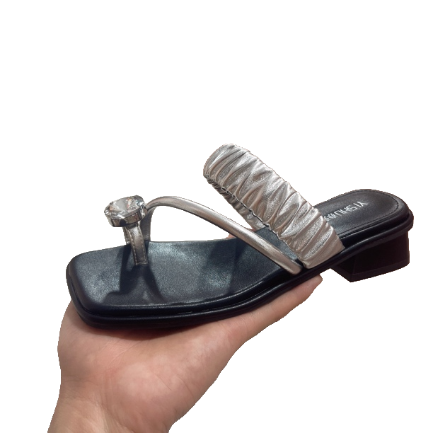 8234333牛皮百搭休闲舒适夏季凉单鞋