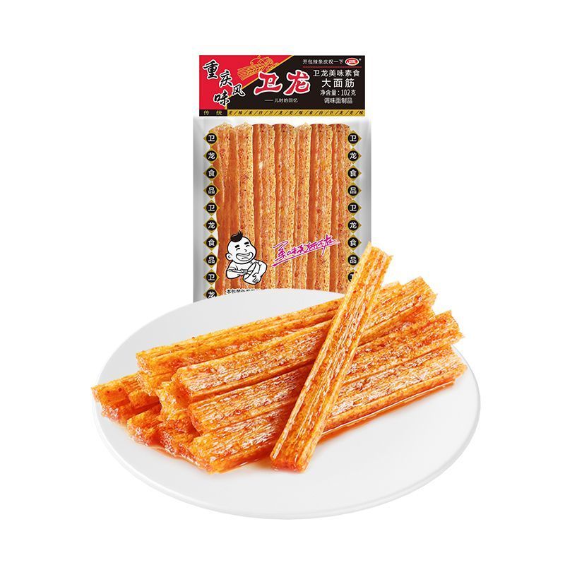 大面筋102g麻辣零食怀旧小吃麻辣休闲食品解馋辣条