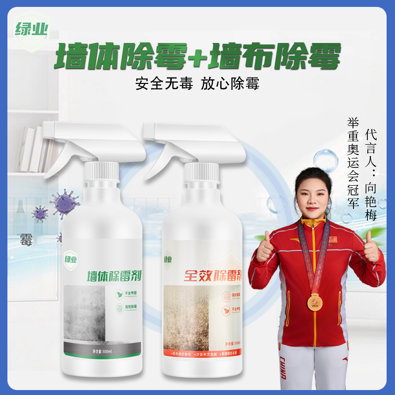 【墙面墙纸除霉组合】墙体墙面除霉喷雾 墙壁墙布墙纸除霉剂