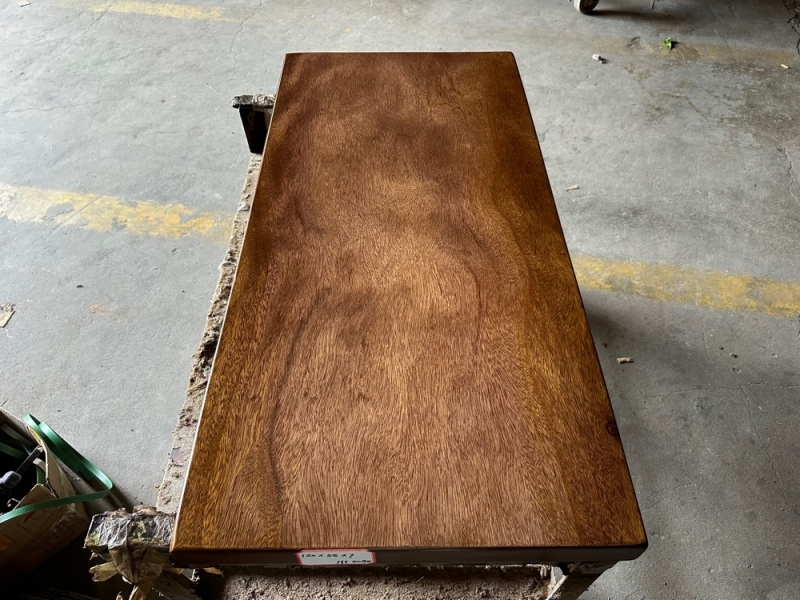 （不包邮）精品刚果胡桃木大板120×58×7全方边
