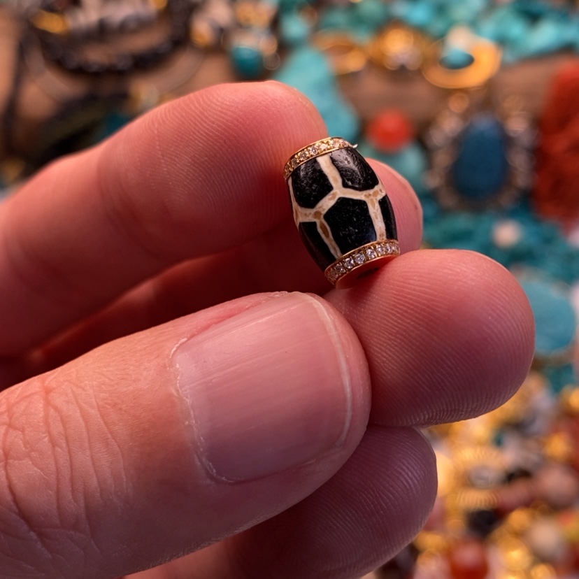 【闪购商品】玛瑙/玉髓118K金镶嵌沐*1