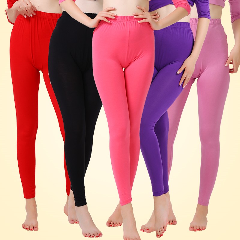 秋裤女单件莫代尔美体薄款内穿紧身线裤女棉毛保暖裤高腰大码修身