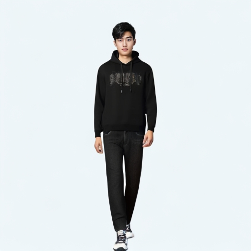 叙永爱登堡男装连帽卫衣