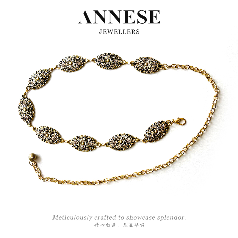 复古小众设计感腰链时尚百搭腰带-L11SL037