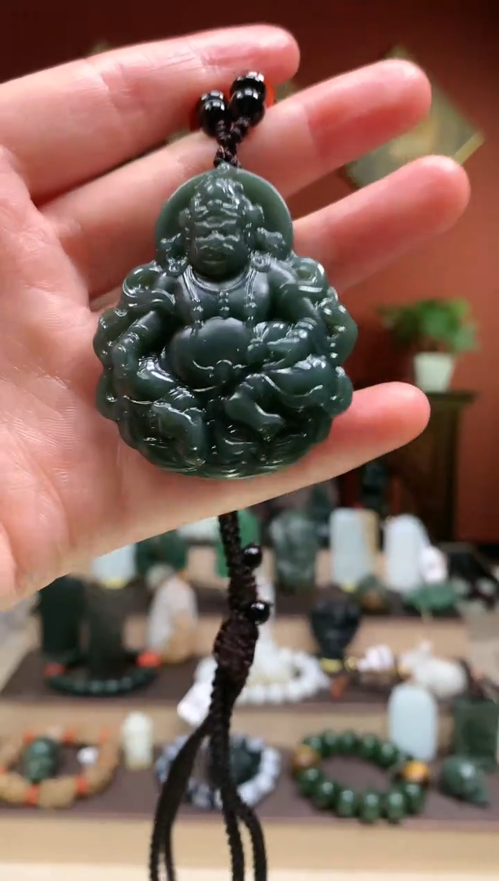 【闪购商品】和田玉颈饰未镶嵌黄财神
