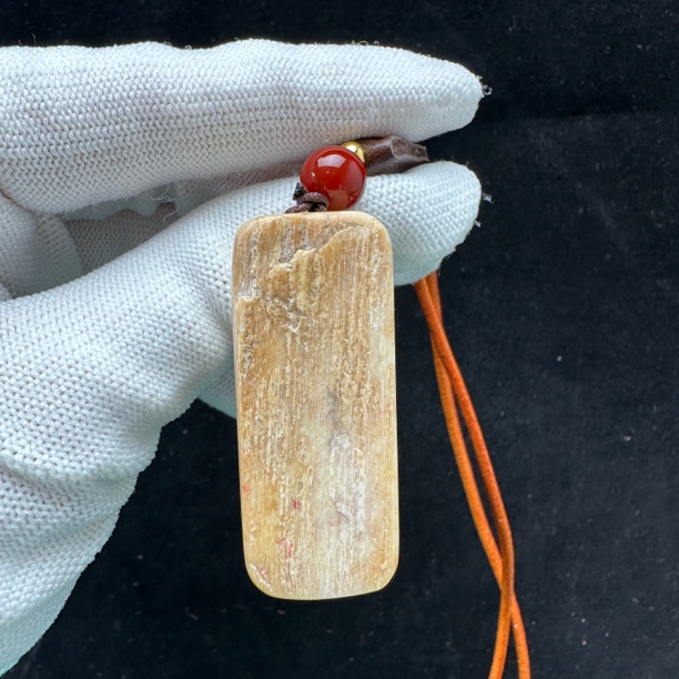 P2654 天然猛犸牙 肥皂牌 18*44*13mm 支持鉴定 假一罚四