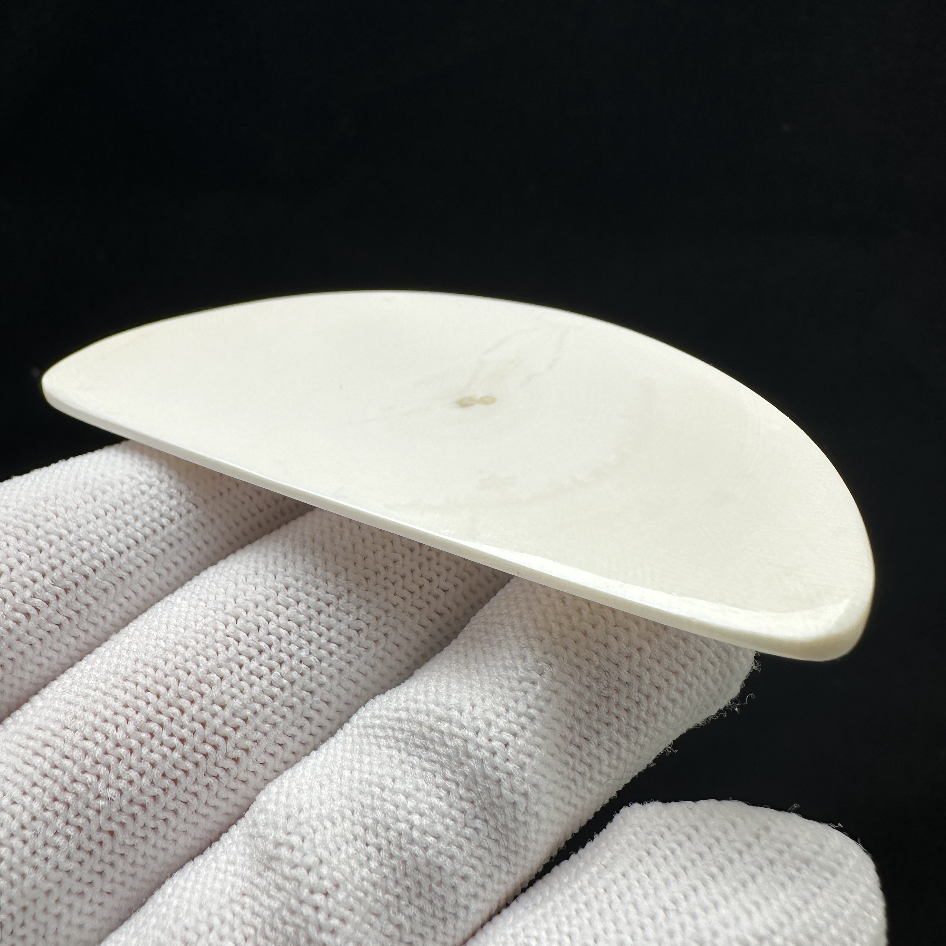 E2094天然猛犸牙 刮板 40*75*8.7mm支持鉴定 假一罚四