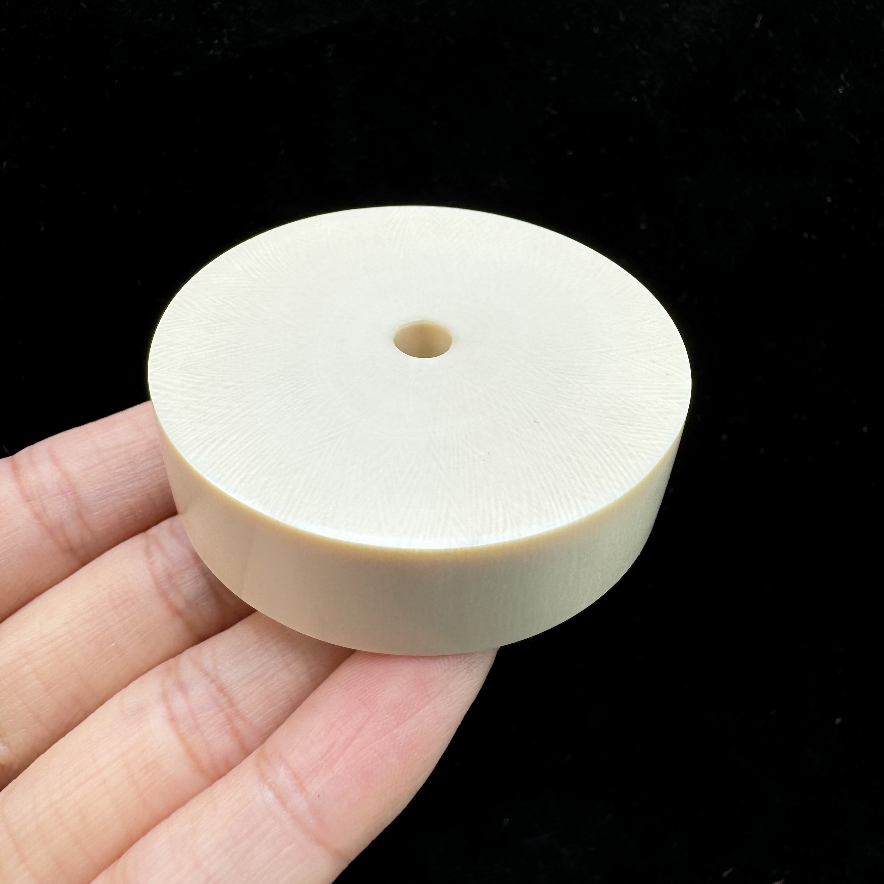 K1422天然猛犸牙 饼子53*14mm  支持复检假一罚四