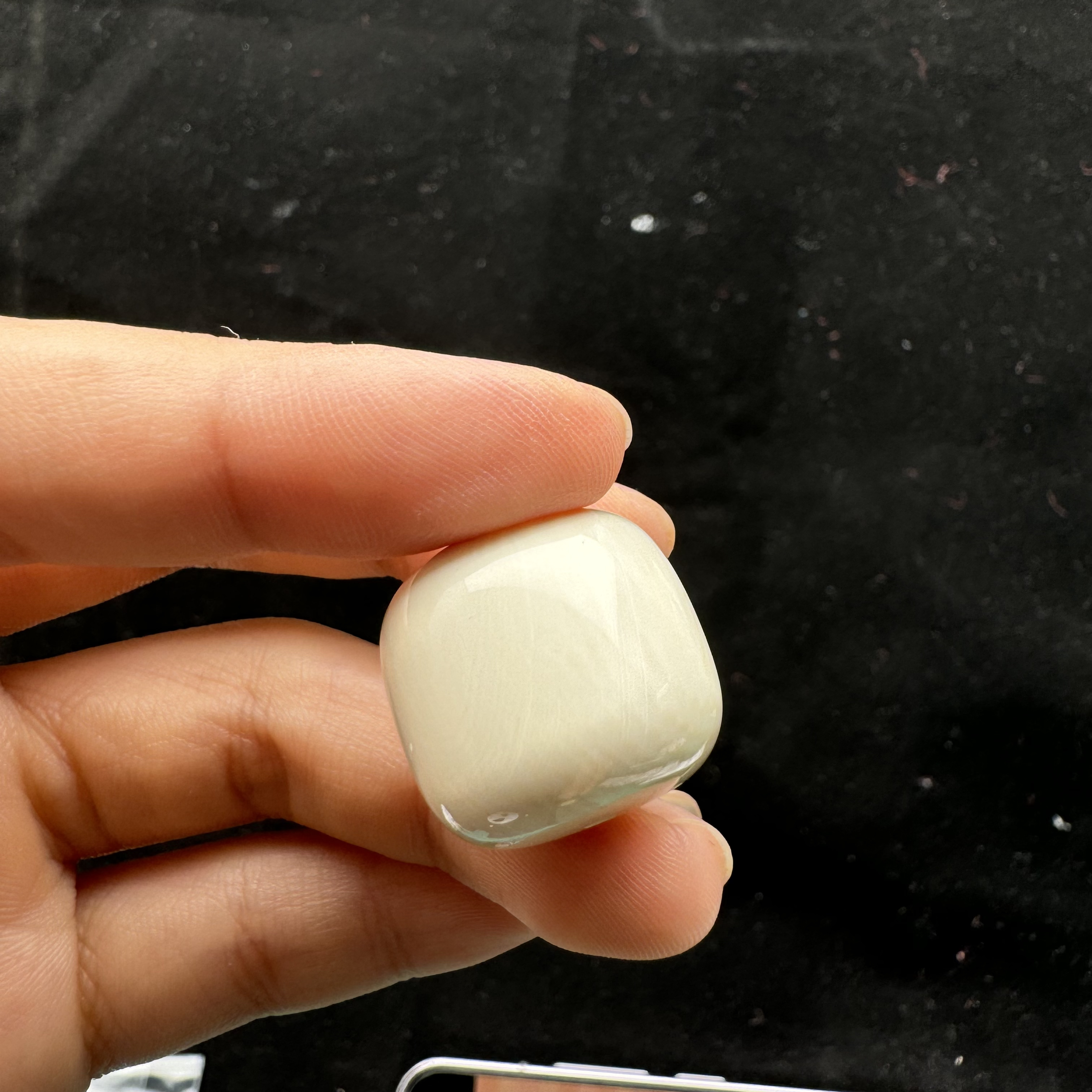 H2597天然猛犸牙单珠配饰 桶珠墩子20*18.5mm 支持鉴定 假一罚四