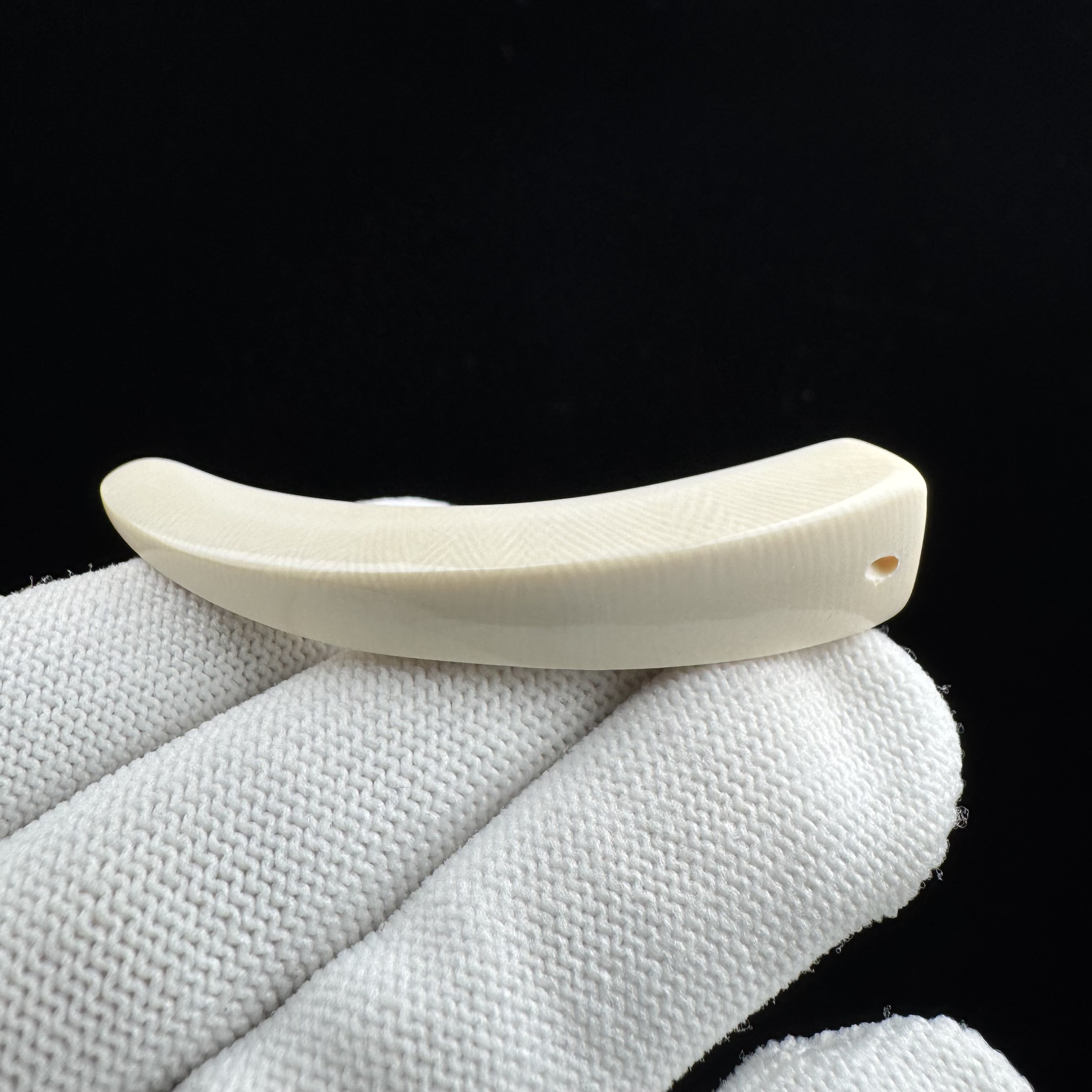 D3292天然猛犸牙 牙尖 62.9mm支持鉴定 假一罚四