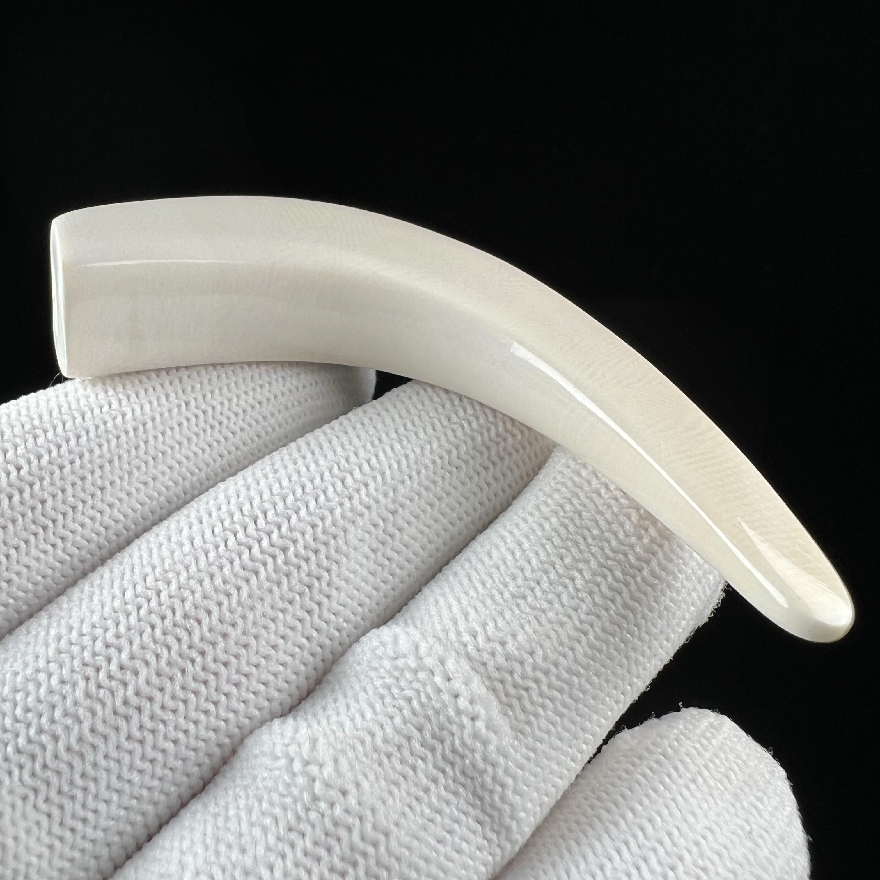 B1709天然猛犸牙牙尖 13.5*68.7mm支持鉴定 假一罚四