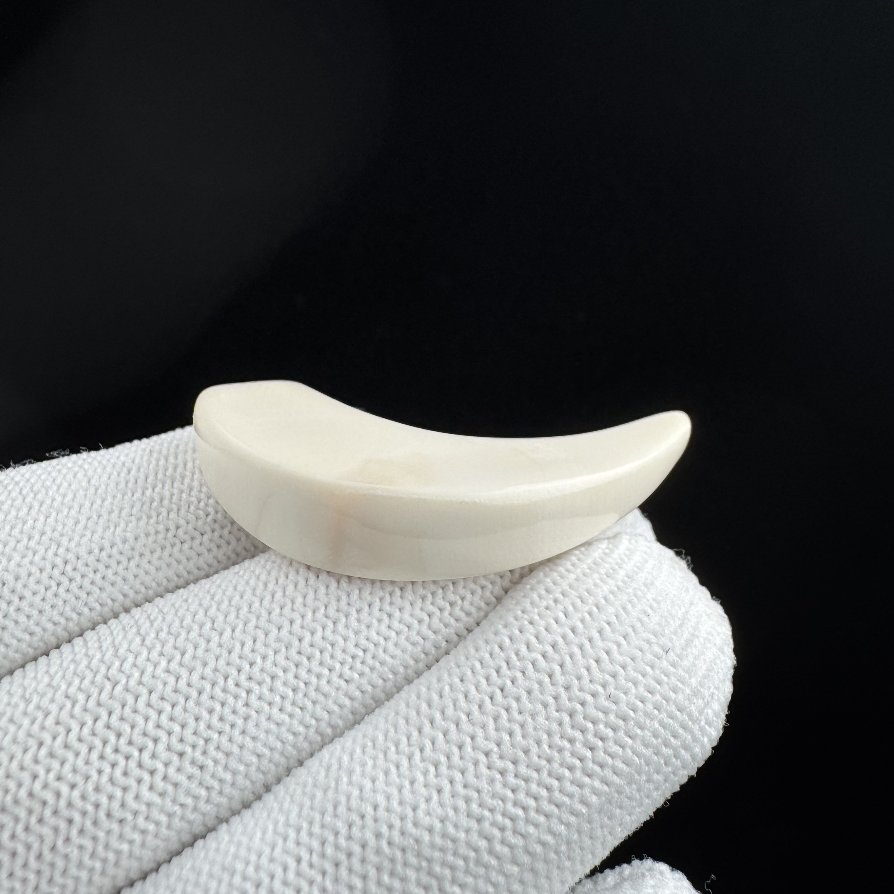 D3342天然猛犸牙 牙尖 46.3mm支持鉴定 假一罚四