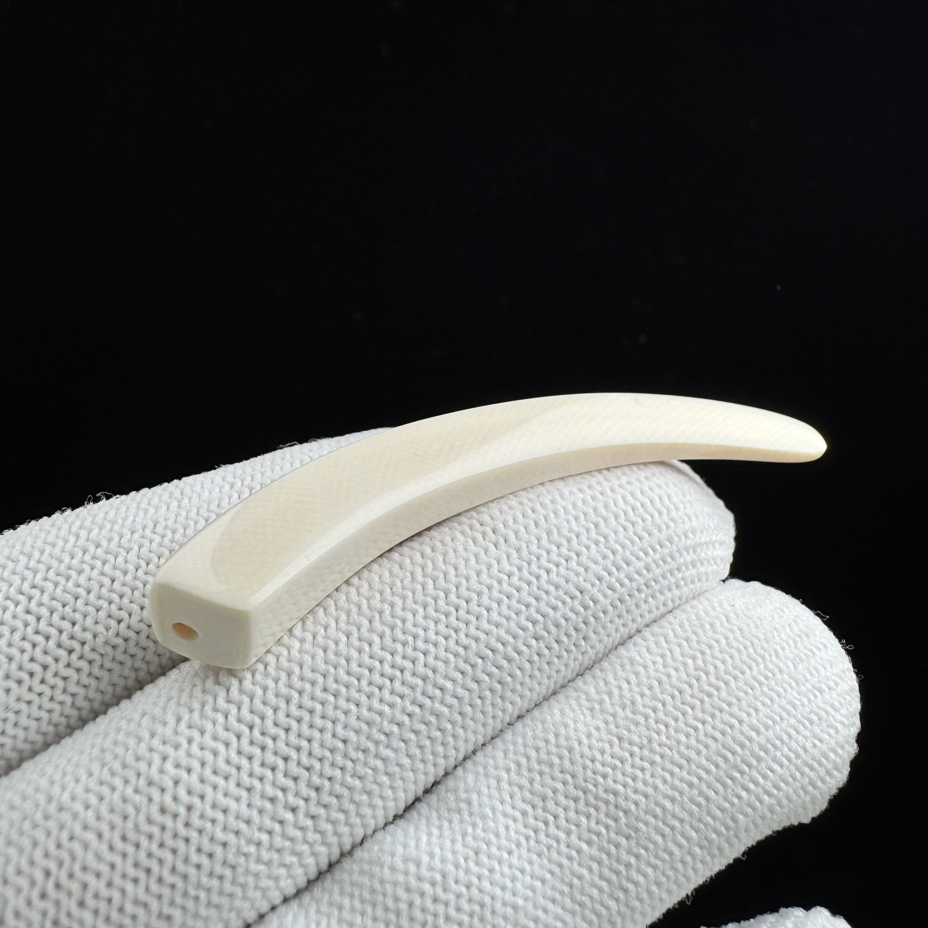 D3307天然猛犸牙 牙尖 62.2mm支持鉴定 假一罚四