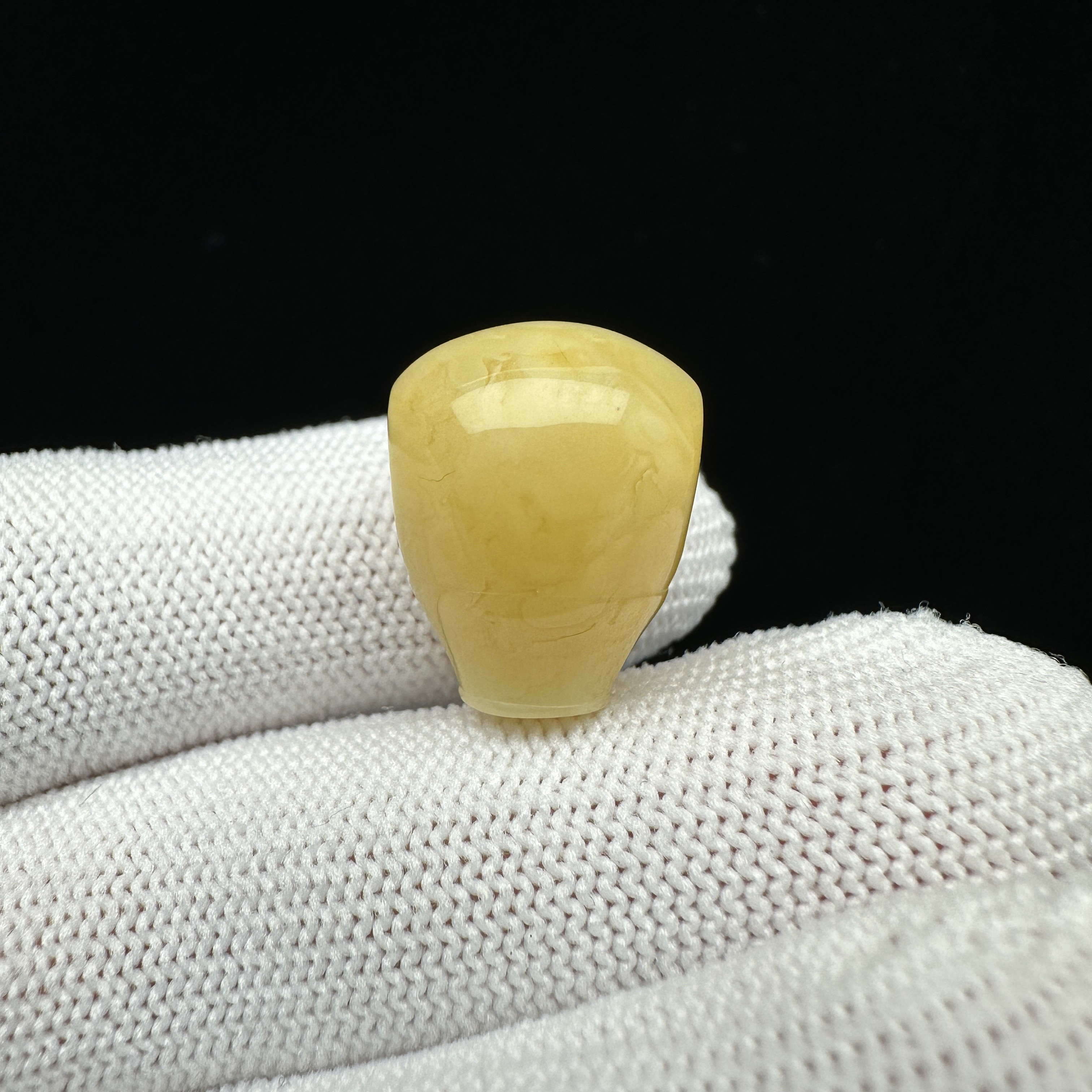 J6276天然原矿蜜蜡 蜜蜡三通 14.6*18mm 80克价