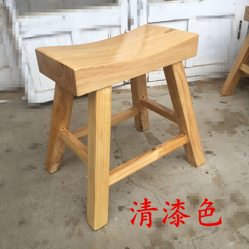 老榆木凹凳元宝凳短凳换鞋凳餐凳中式板凳马鞍凳长条凳实木吧凳小