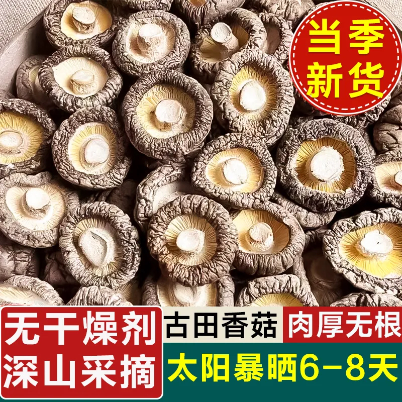 香菇干货250g当季新货古田特产小香菇干货酒店品质营养煲汤