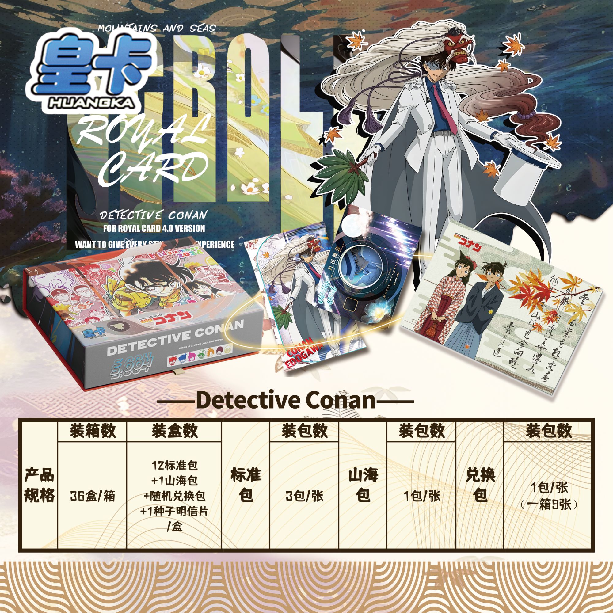 【张张大乱斗加强版-盲袋】名侦探柯南多IP 收藏卡牌