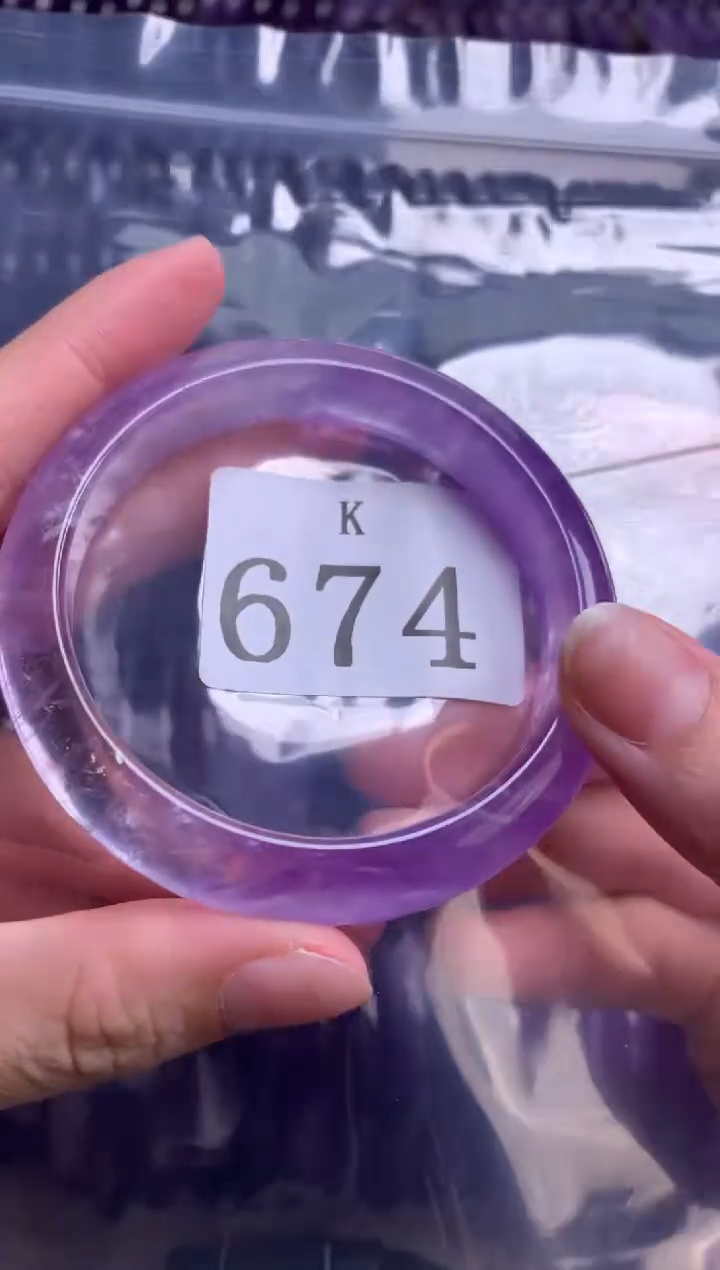 【闪购商品】水晶水晶手镯未镶嵌674-56