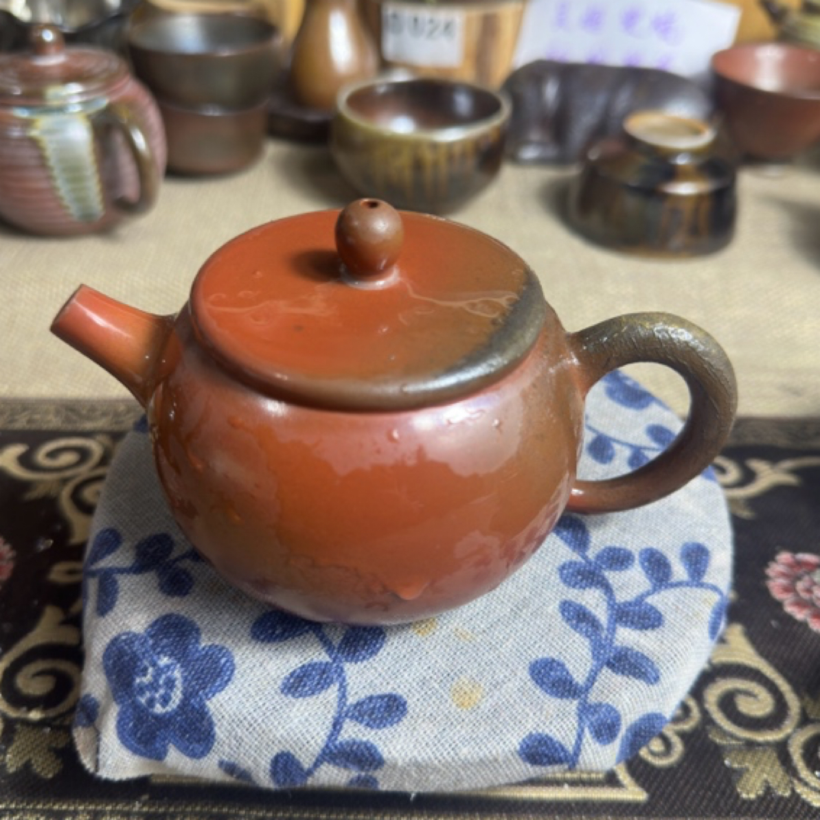 吴超 柴烧 纯手工 茶壶