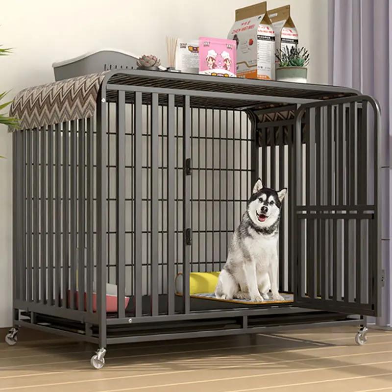 【小扬哥专属】狗笼子 大型犬中型犬狗笼带厕所分离 家用室内外ll