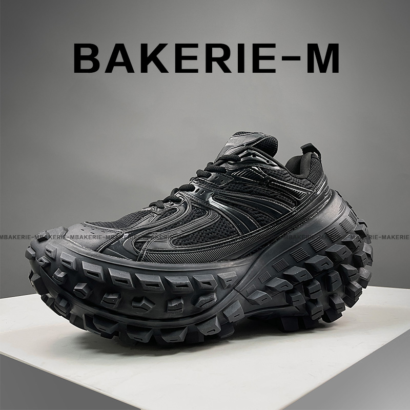 【BAKERIE-M】巴黎轮胎鞋厚底增高老爹鞋重工做旧时尚潮流坦克鞋