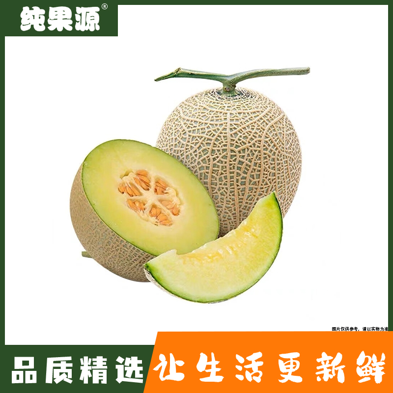 【纯果源】网纹瓜一颗装约2.5-2.8斤