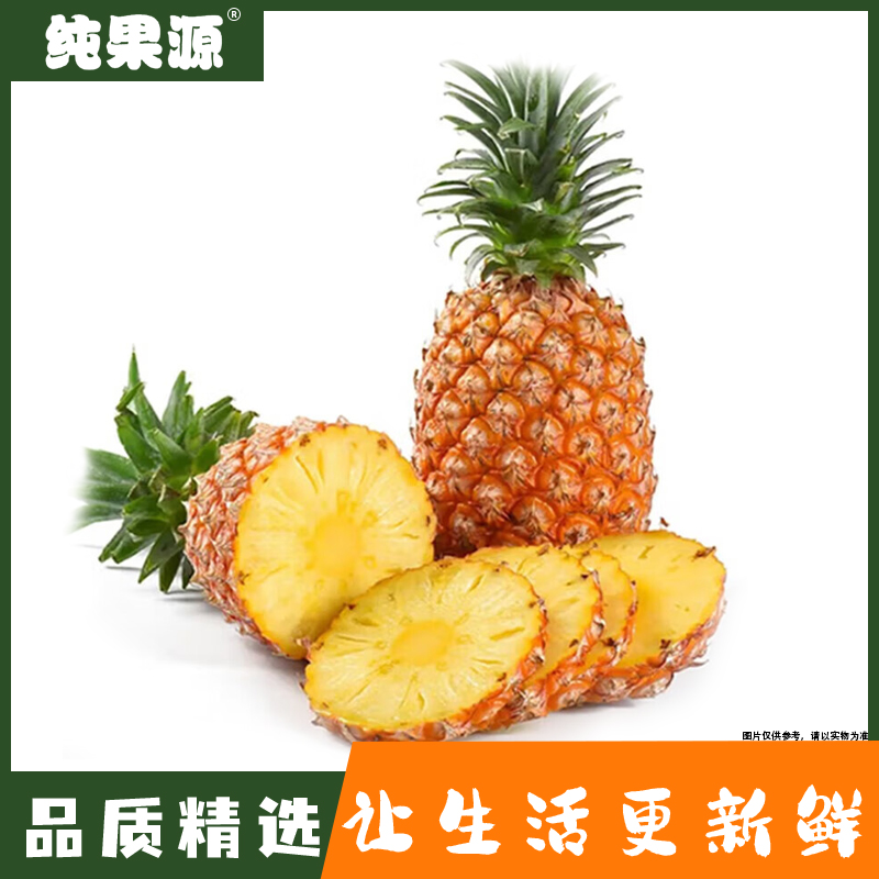 【纯果源】菠萝 约2斤-2.5斤