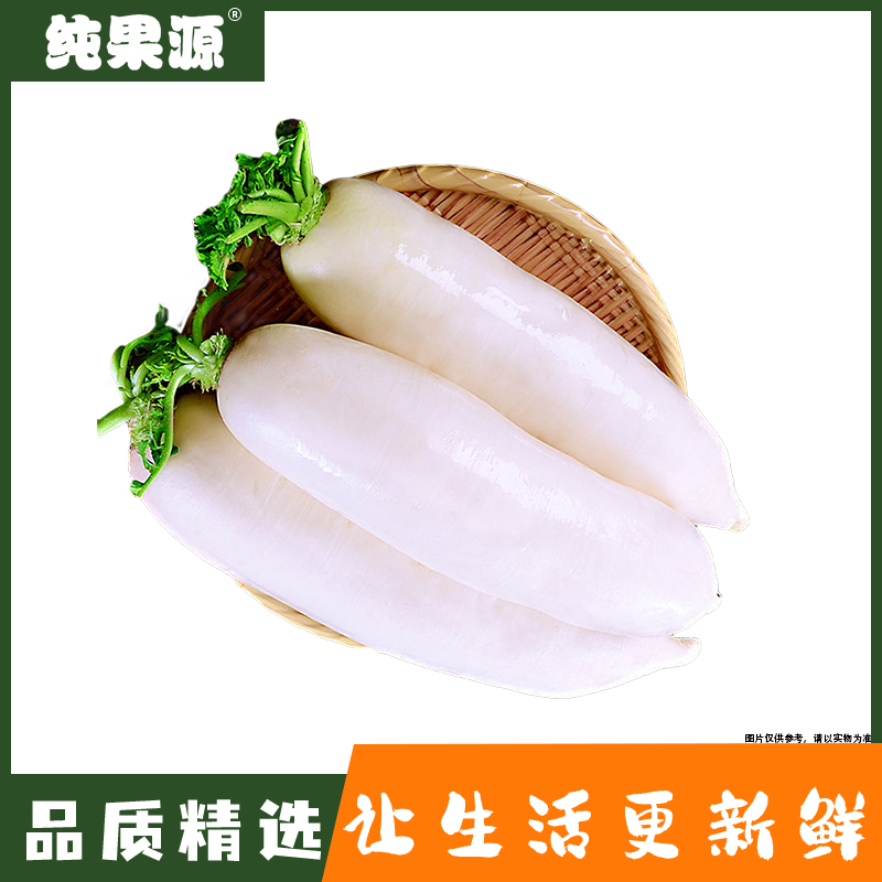 【纯果源】白萝卜 700g-1000g