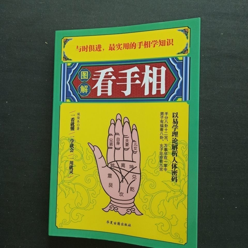 图解版面相手相全书 看手相与命运 以易学理论解析人体 通俗易懂