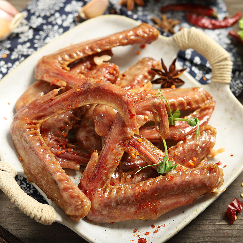 宣小鸭安徽特产宣城风干鸭翅传统手工腊味徽菜美食真空包装180g
